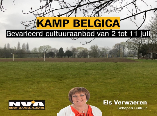 Kamp Belgica brengt 10 dagen cultuur deze zomer Kamp Belgica brengt 10 dagen cultuur deze zomer