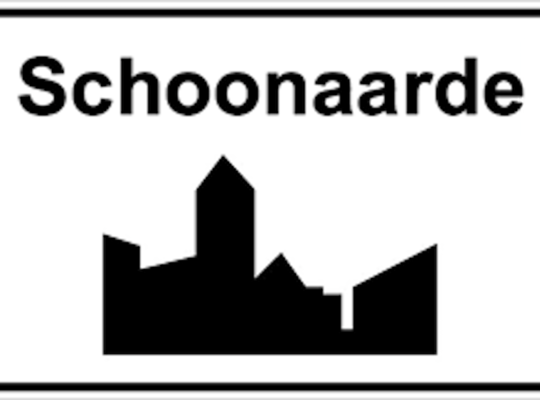Verkeersbord Centrum Schoonaarde